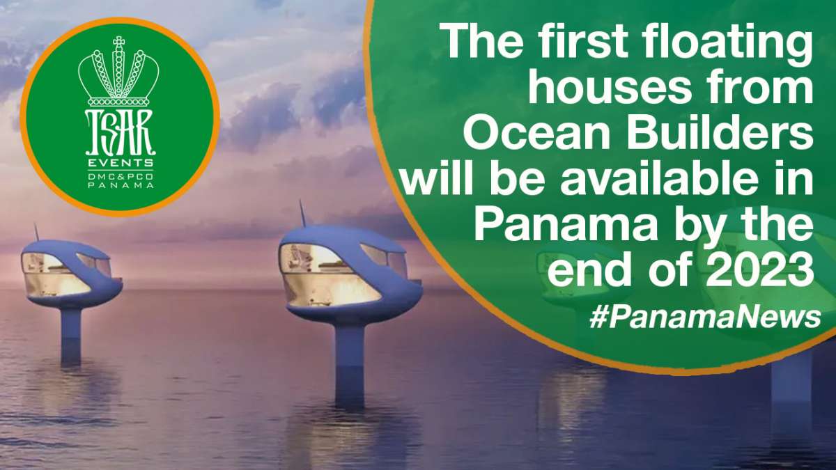 The first floating houses from Ocean Builders will be available in Panama by the end of 2023.